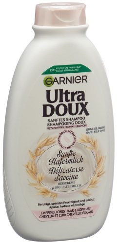 Ultra DOUX, Ultra Doux Sanfte Hafermilch Shampoo, mit Reiscreme und Bio-Hafermilch