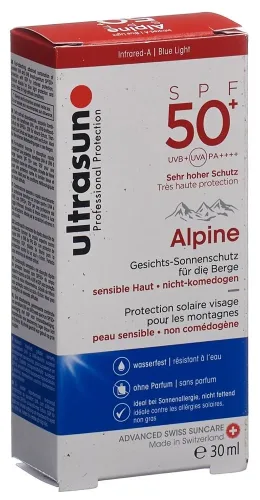 ultrasun, ultrasun - Face Alpine SPF50+, 30 ml