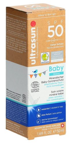 ultrasun, ultrasun Baby Mineral Sonnencreme LSF 50 (50ml)