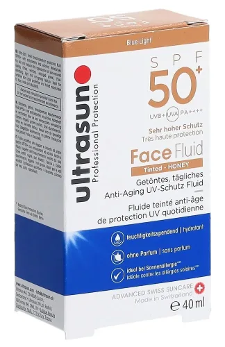 ultrasun, ultrasun Face Fluid SPF50+ Tinted Honey (40ml)