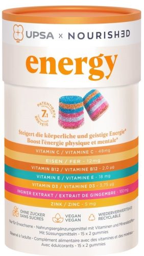 undefined, Upsa x Nourished Energy Gummies 30 Stück