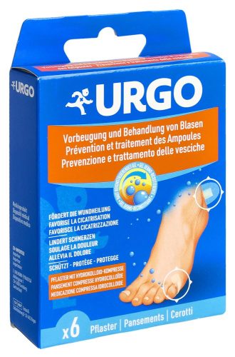 URGO, URGO Blasenpflaster mit Hydrokolloid-Kompresse (6 Stk)