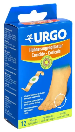 URGO, URGO Hühneraugenpflaster mit Salicylsäure (12 Stk)