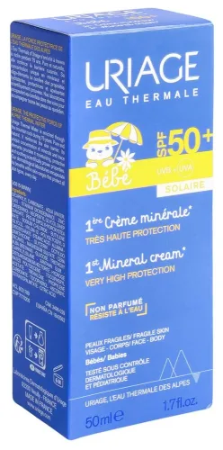 URIAGE, Uriage Baby 1. Mineral-Creme Spf50++