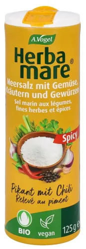 A. Vogel, A. Vogel Herbamare Spicy Meersalz mit Chili Tischstreuer (125g)