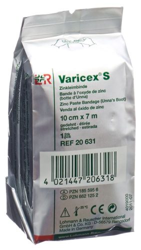 Varicex, Varicex S Zinkleimbinde 10cmx7m (1 Stk)