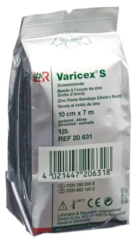 Varicex, Varicex S Zinkleimbinde 10cmx7m (1 Stk)