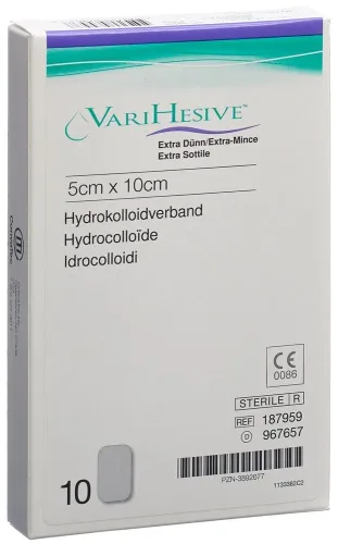 VariHesive, VariHesive Verband 5x10cm extra dünn (10 Stk)