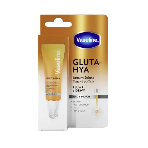 Vaseline - Gluta-Hya Lip Serum, 10 ml, Juicy Peach