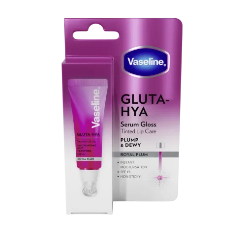 Vaseline - Gluta-Hya Lip Serum, 10 ml, Royal Plum