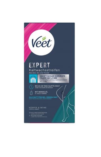 Veet, Veet - Expert Kaltwachsstreifen Körper & Beine, 20Stück