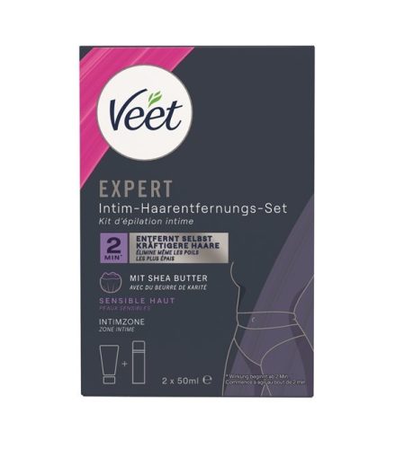 Veet, Veet - Expert Intim-Haarentfernungs-Kit, Exp Intimenthaar. Creme Set, 2x50 ml