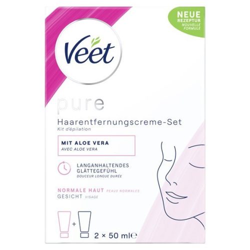 Veet, Veet Pure Gesichts-Haarentfernungscreme-Set