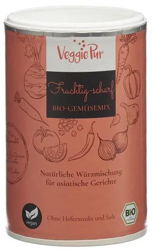 VeggiePur, VeggiePur Gemüse-Mix, FRUCHTIG-SCHARF (130g)
