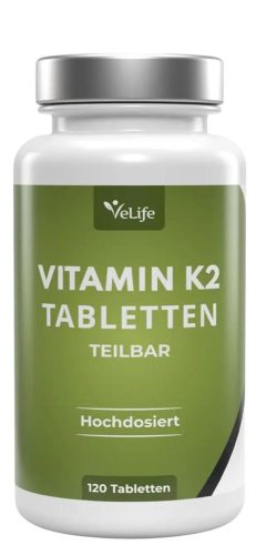 VeLife, VeLife Vitamin K2 Tabletten teilbar (120 Stk)