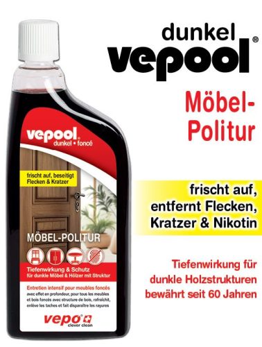 Vepool, Vepool Möbelpolitur dunkel (300ml)