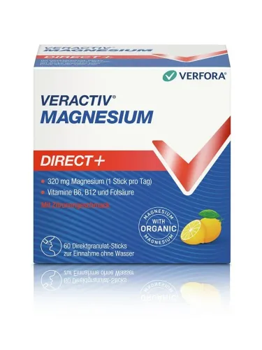 VERACTIV, VERACTIV Magnesium Direct+ Zitrone Sticks (60 Stk)