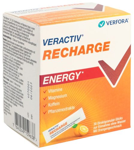 Veractiv, Veractiv Recharge Energy Sticks (30 Stk)