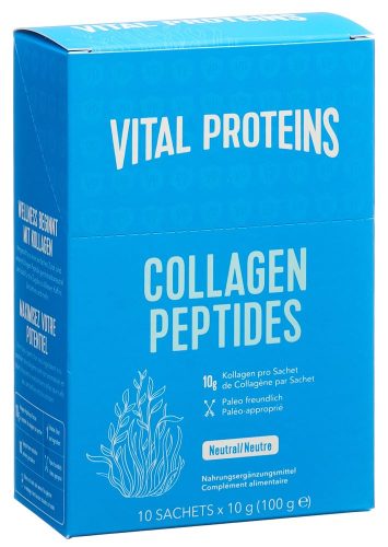 Vital Proteins, Vital Proteins - Neutral, Collagen Peptides Sachets, 10X10G