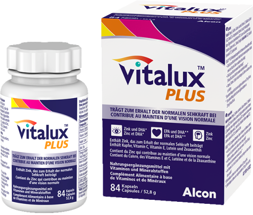 Vitalux Plus, Vitalux Plus 84 Kapseln | Augentropfen