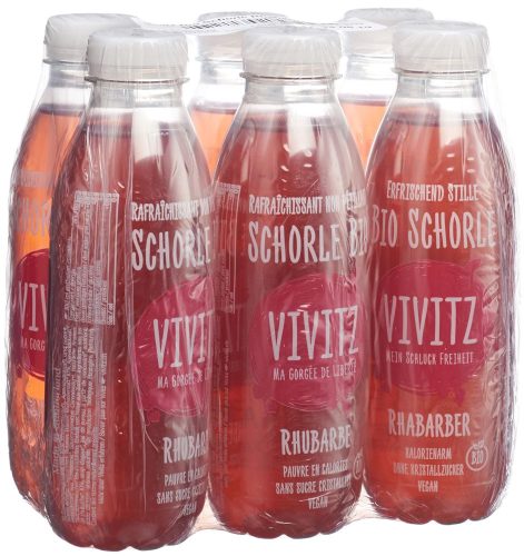 VIVITZ, VIVITZ Bio Eistee Schorle Rhabarber (6x5dl)