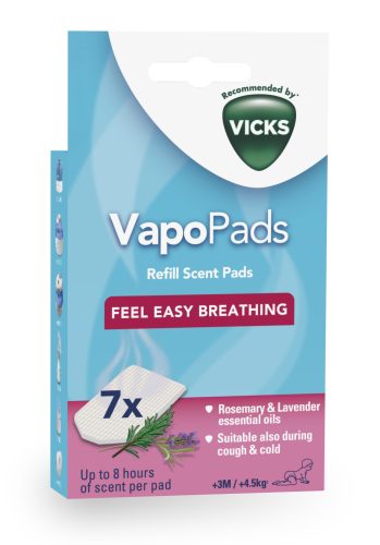 Vicks, VICKS VapoPads Rosmarin-Lavendel Nachfüll-Duftpads (7 Stk)