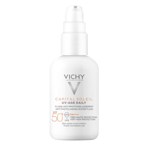 VICHY, VICHY - Capital Soleil tägliches Anti-Photoaging Fluid UV-Age Daily LSF 50+ / PPD 46, Capital Soleil UV age SPF50+, 40 ml