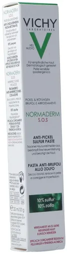 VICHY, VICHY - Normaderm SOS Schwefel-Antiknosp Paste, Normaderm SOSPaste, 20 ml