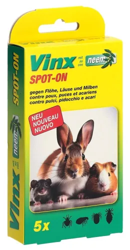 VINX, Vinx Bio Spot On Tropfen mit Neem Nager (5x1ml)