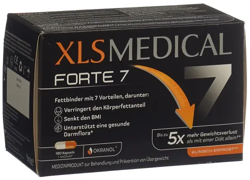 XL-S Medical, XL-S MEDICAL Forte 7 Kapseln (180 Stk)