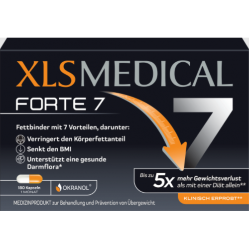 Interdelta SA, XL-S Medical Forte 7 Kapseln 180 Stück