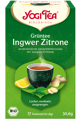 Yogi Tea, Yogi Tea Grüntee Ingwer Zitrone (17 Beutel)
