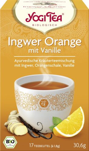 YogiTea, YOGI TEA Ingwer Orange mit Vanille 17 Btl 1.8 g