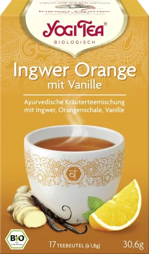 YogiTea, YOGI TEA Ingwer Orange mit Vanille 17 Btl 1.8 g