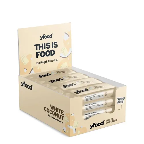 yfood, YFood Classic Riegel Coconut & White Chocolate (12x60g)