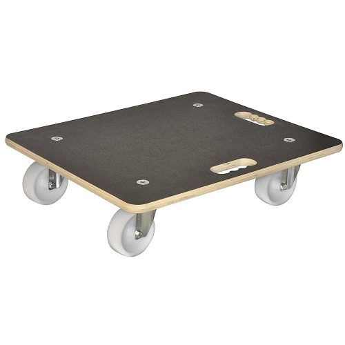 undefined, Transportroller aus Filmsiebdruckplatte rechteckig, mit FSC®-Zertifizierung LxBxH 590 x 490 x 135 mm, Tragfähigkeit 400 kg