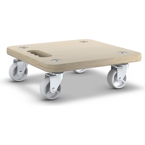 undefined, Transportroller aus Multiplexplatte quadratisch, VE 2 Stk Kunststoff-Räder (hart)