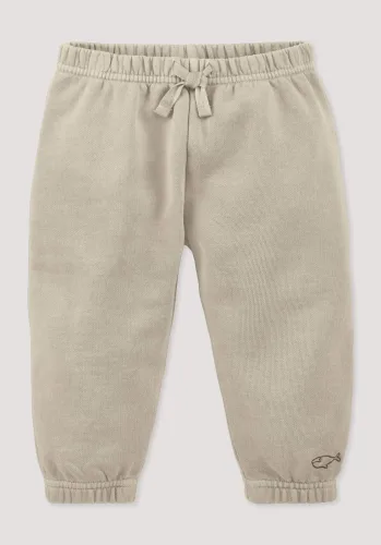 hessnatur, hessnatur Baby Sweathose BETTER RECYCLING aus Bio-Baumwolle - beige - Größe 98/104