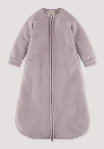 hessnatur, hessnatur Baby Wollfrottee Schlafsack aus Bio-Merinowolle - rosa - Größe 110cm
