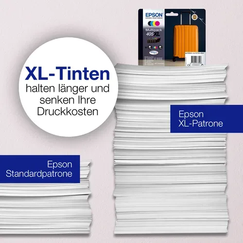Epson, Epson - Singlepack Black 405 DURABrite Ultra Ink, Schwarz, One Size