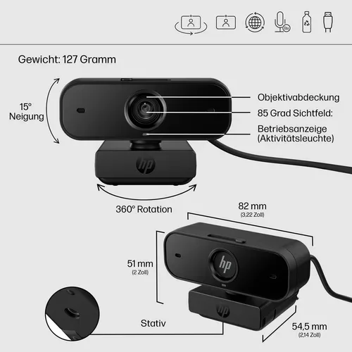 HP, HP 430 FHD-Webcam
