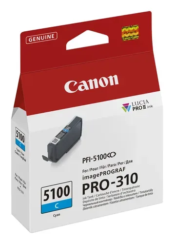 Canon, Canon C5100C Druckerpatronen cyan - Canon PFI-5100C für z.B. Canon imagePROGRAF PRO -310