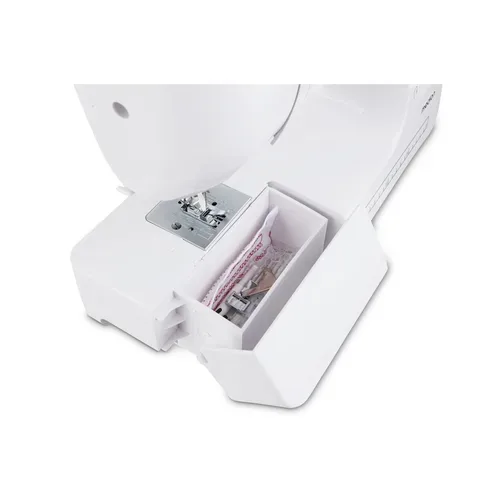 Medion, MEDION LIFE Freiarm-Nähmaschine SM60 (MD10689) weiß, einstellbare Stichlänge und Stichbreite, automatischer Einfädler, 60 verschiedene Stichmuster, integriertes Zubehörfach, 60 Watt Motorleistung