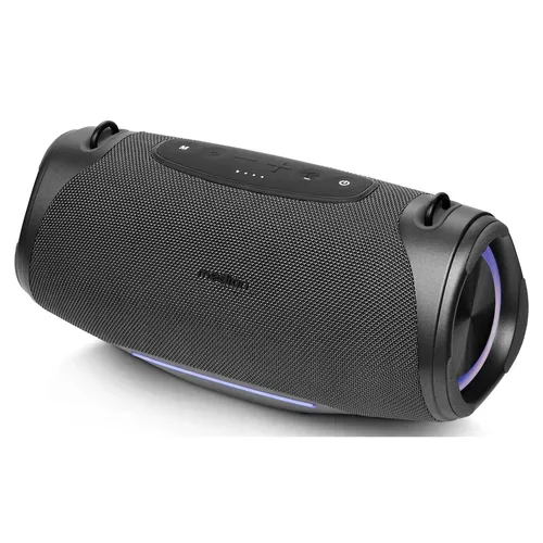 Medion, MEDION LIFE P61762 Tragbarer Bluetooth® Lautsprecher L anthrazit, Dual Illuminated & Lightstrip (RGB-Lichteffekte), Bluetooth® 5.3, integrierter Akku mit bis zu 47 Stunden Laufzeit, robustes & mobiles Design, 2 x 25 W RMS