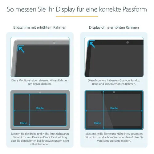 StarTech.com, STARTECH.COM - 24-Zoll-Monitor Blickschutzfolie - Universal, 24