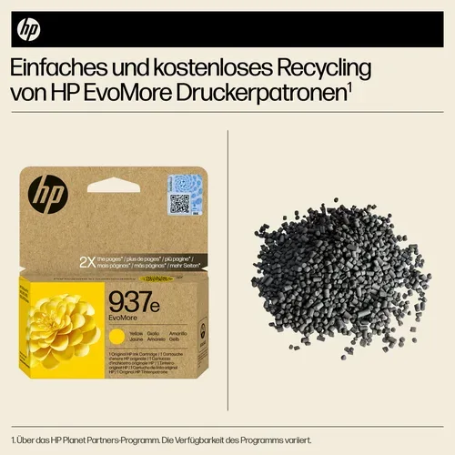 HP, HP H937XLy Druckerpatronen XL y - HP No. 937XL y, 4S6W8NE für z.B. HP OfficeJet Pro 9100, HP OfficeJet Pro 9110 b, HP OfficeJet Pro 9117 b