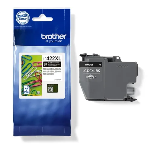 Brother, BROTHER Tintenpatrone HY schwarz LC-422XLBK MFC-J5340 3000 Seiten