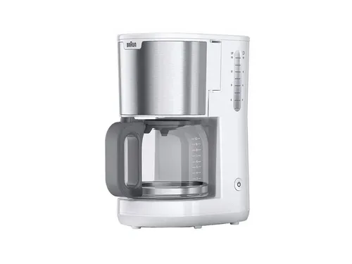 Braun KF 1500 WH Kaffeemaschine Weiß Fassungsvermögen Tassen=10