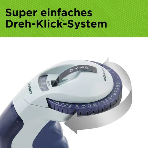 DYMO, DYMO Pr&auml;geger&auml;t Omega S0717930 grau 9mm