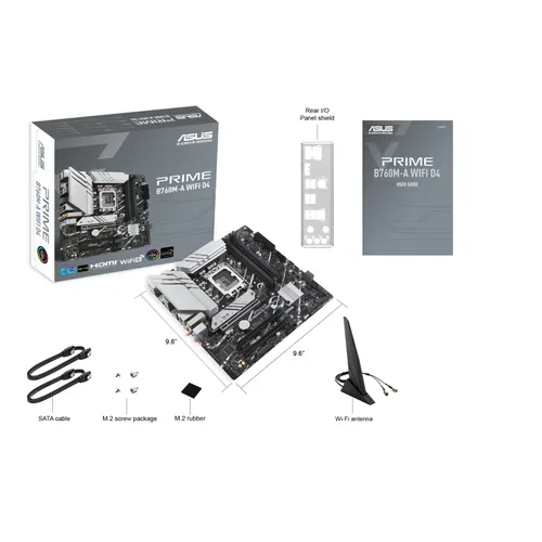 ASUS, Asus PRIME B760M-A WIFI D4, Mainboard